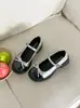 Sapatos Mary Jane de salto alto franceses, sapatos pequenos de couro, novidades verão e outono 2026, sapatos de salto grosso vintage com laço, estilo Chanel