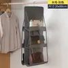Saco de Armazenamento Saco Pendurado Pendurado Oito Lados Duplos Transparente Seis Camadas Saco de Armazenamento Quarto Guarda-Roupa Saco de Armazenamento Saco de Pó