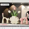 Vaso Gatinho Amor Escandinavo Enfeites Decorativos Sala de Estar Gabinete de TV Gabinete de Vinho Nicho Decoração Presente de Aniversário Preço de Atacado