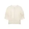 Atacado de Roupas Femininas Transfronteiriças Primavera 2026 Novos Tops Românticos da Moda com Decoração de Renda Estilo Europeu e Americano