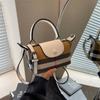 Bolso Mini Cuadrado de Moda Popular 2025 Nuevo Bolso Casual de Hombro Axilar Bolso Cruzado de Mano Retro a Cuadros