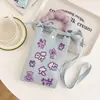 Monedero para Fiesta Estudiantil, Bolso para Teléfono Móvil de Compras, Bolso de Hombro Pequeño Tejido, Bolso de Mano Lindo Versátil, Bolso Cruzado Mini para Mujer