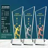 Troféu de cristal de basquete, futebol, badminton, troféu de campeonato de metal e resina feito sob medida, prêmio para competições esportivas, prêmio Chuteira de Ouro