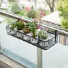 Suporte de flores, prateleira de armazenamento, suporte para pendurar vasos de flores na varanda, grade de pendurar, arte em ferro para suculentas, suporte de flores para grade de peitoril de janela interna