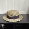 Nuevo Sombrero de Paja Plano para Sol para Parejas, Primavera, Verano y Otoño 2026, Moda Versátil, Protección Solar para Viajes, Sombrero de Sol de Paja