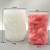 Molde de Silicona para Vela Aromática Cilíndrica Navideña DIY Molde para Velas Lindas de Copo de Nieve Navideño
