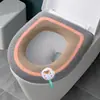 Cojín para Asiento de Inodoro para Uso en Casa, Funda de Asiento de Inodoro de Felpa, Engrosado de Invierno, Universal para Todas las Estaciones, Cojín Anillo para Asiento de Inodoro de Forro Polar