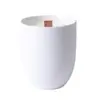Taza de Cerámica Sencilla Mate Color Caramelo Taza de Vela de Alta Gama para Decoración del Hogar Taza de Vela de Aromaterapia Recipiente para Velas