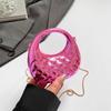 Bolso Caja Acolchado Color Caramelo 2025 Verano Nuevo Bolso de Mano para Banquetes para Mejorar la Apariencia Bolso Cruzado con Cadena Bolso Dumpling