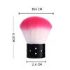 Cepillo para polvo de uñas de colores portátil cepillo para limpiar polvo de taladro de estrella para uñas pincel para rubor pincel de maquillaje en stock al por mayor