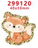 Accesorios Acrílicos de Dibujos Animados con Purpurina Transfronterizos Accesorios para Joyería DIY de Resina Parche Pasador Pasador Gt-J-200655