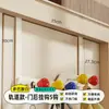 Gancho para Puerta sin Taladro para Colgar Detrás de la Puerta, Colgador de Puerta de Madera Maciza para Dormitorio, Gancho de Puerta de Hierro de una Sola Fila