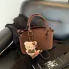 Bolsa Estampa de Leopardo para Mulheres, Outono e Inverno 2026 Novo Design Versátil de Nicho Retrô Fosco Bolsa de Ombro Bolsa de Braço para Mulheres