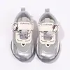 Tênis Casual Infantil Cartoon Fofo Gato KT com Velcro para Meninas 2026 Primavera e Outono Novos Sapatos Respiráveis para Crianças
