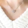 Winding Heart Estilo Japonês Coreano ins Estilo Chapeado 18K Ouro Titânio Aço Pêssego Coração Pingente Colar Personalizado All-match Brincos Joias Set
