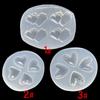 Molde de Silicona Amor Espejo Pegamento de Gota de Cristal Material para Joyería Doble Amor Bolsita Accesorios para Carcasa de Teléfono Móvil Molde Decorativo