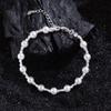 Pulseira de Contas de Pérola Imitada Elegante Simples Versátil de Luxo Leve Design de Nicho Feminino Joias de Contas Exquisitas e Elegantes Atacado