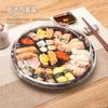 Caixa Descartável para Sushi Disco Bandeja para Sashimi Caixa de Embalagem Plástico Comercial Embalagem Redonda Prato de Embalagem