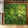 Simulação Parede de Plantas Verdes Parede de Plantas Grama Artificial Decoração de Parede de Flores Artificiais Interior Exterior Plantas Verdes Artificiais Plantas de Gramado Paisagismo
