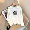 Bestseller de Almacén Lightning Marca de Moda Camiseta de Manga Larga para Mujer 2026 Otoño Invierno Holgada Gato Versátil Top de Pareja Transfronterizo Comercio Exterior