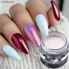 Beleza Total Transfronteiriça Novo Pó Glitter para Nail Art Banhado a Cristal Pérola Dourado Rosa Branco Aurora Pó Luar