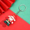 Chaveiro de Boneca de Natal Presente para Crianças Adorável Enfeite para Pendurar na Bolsa de Natal Pequeno Presente Prêmios para Estudantes Chaveiro