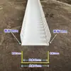 Tira en forma de U ranura de PVC tira de tarjeta tira de acabado para paneles de yeso tira de acabado para techos tira de goteo para paredes exteriores tira divisoria tira de canto