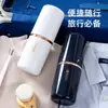 Vaso para Lavar, Caja de Almacenamiento para Cepillo de Dientes de Viaje, Vaso para Enjuague Bucal, Neceser Portátil, Set de Tocador para Viaje de Negocios para Hombres y Mujeres, Artículos de Viaje