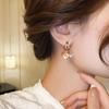 Pendientes de diamantes de imitación coloridos y encantadores de la dulce sirena Ji, nuevos pendientes de diseño de nicho de moda de alta calidad