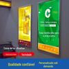 Caixa de luz LED de fábrica placa de guia de luz de quadro aberto tamanho da caixa de luz de publicidade acrílica por atacado caixa de luz de publicidade