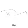 Gafas Rimless de Titanio Puro Ultraligeras para Miopía para Hombres Se Pueden Equipar con Monturas de Negocios con Graduación, Gafas Profesionales de Gama Alta
