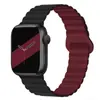 Atacado Adequado para Apple iWatch Pulseira de Relógio Magnética com Padrão Ondulado Pulseira Magnética Única de Silicone Pulseira Loop S10