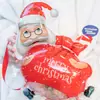 Caja de horneado con globos de Navidad bolsa de galletas bote de arroz glutinoso bolsa de caramelos crujiente de copo de nieve bolsa de turrón