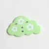 Nuevos accesorios de dibujos animados con forma de nube con diamantes, funda de teléfono linda estilo ins, kit de material de pegamento de crema, pasadores decorativos para el cabello, dijes para zapatos