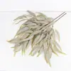 Producto Nuevo Single 3 Tenedores Hojas de Eucalipto Paquete de Hojas de Sauce Accesorios para Fotografía de Bodas y Hogar Hoja de Dinero Planta Verde de Simulación