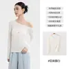 Camiseta de Linho com Manga Longa Gota de Chuva para Mulheres, Estilo Fino de Verão, Solta e Respirável, Emagrecedora, Cor Sólida, Blusa Casual Simples