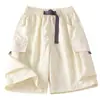 Shorts Casuais Enbu para Trabalho ao Ar Livre, Novo Estilo de Verão, Shorts Funcionais de Cinco Pontos Estilo Americano Casual, Shorts Esportivos Versáteis
