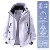 Chaqueta 3 en 1 para Mujer 2026 Nueva Primavera/Otoño Resistente al Viento Impermeable para Montañismo para Trekking en Xizang