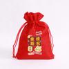 Fabricante en stock bolsa de la suerte bolsa con cordón rojo bolsa con cordón bolsa para dulces y snacks bolsa de regalo de Buenos Deseos bolsa de regalo para examen de ingreso a la preparatoria