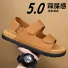 Sandalias para Hombre Verano Ropa Exterior Deportivas Todas las Estaciones Especiales para Conducir Ligeras Suela Suave Talla Grande Casual Romanas Chanclas de Playa