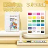 Domina la Nueva Serie de Colores 5105 Marcador Acrílico Líquido Recto de Punta Suave Color Único Bolígrafo para Graffiti Pintado a Mano para Estudiantes Pintura