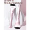 Brocha para Base de Maquillaje, Forma Plana, Mismo Modelo que Usan los Maquilladores, Asequible y Fácil de Usar, Set de Brochas para Mascarilla, Herramienta para Mezclar y Fijar Color