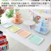 Decoración de Cumpleaños Adornos para Mesa de Postres Exhibidor de Boda Estante de Exhibición Desechable de Tres Niveles Soporte para Pasteles Rejilla para Pasteles