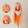 Pelucas para muñecas BJD/SD, juegos de pelucas para muñecas a escala 1/3, 1/4, 1/6, cabello largo liso para disfraces de muñecas con temática oceánica