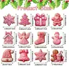 Set navideño acrílico bestseller transfronterizo: Muñeco de nieve de Navidad, adornos para árbol de Navidad, etiquetas de madera, escaparate, decoraciones para fiestas