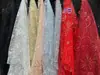 Nuevo Estilo Hada Estrella y Luna Lentejuelas Bordado Malla Lentejuelas Bordado Tela Vestido de Boda Ropa de Escenario