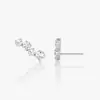Pendientes de Hiedra Trepadora para Mujer Estilo Europeo Americano Venta al por Mayor Transfronteriza Chapado en Oro de 14K Dulce Lujo Ligero Brillante Moissanita Pendiente Pequeño Fresco