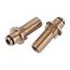 Grifo de Lavabo Doble Caliente y Frío de Rosca Exterior Gruesa y Extendida Transfronterizo, Accesorios de Pie Fijo para Grifo de Dos Manijas de Lavabo