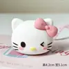 Gato KT 3D de goma suave de dibujos animados, linda cabeza de gatito de Hello Kitty, decoración y adorno para hornear pasteles de cumpleaños infantiles