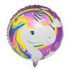 Novo MengMeng Unicórnio Cabeça de Cavalo Balão Festa de Aniversário Festival Decoração Cílios Unicórnio Balão de Filme de Alumínio